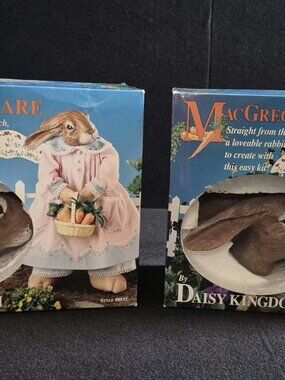 Daisy Kingdom Molly and MacGregor O'Hare Rabbit Doll Kits Set of 2